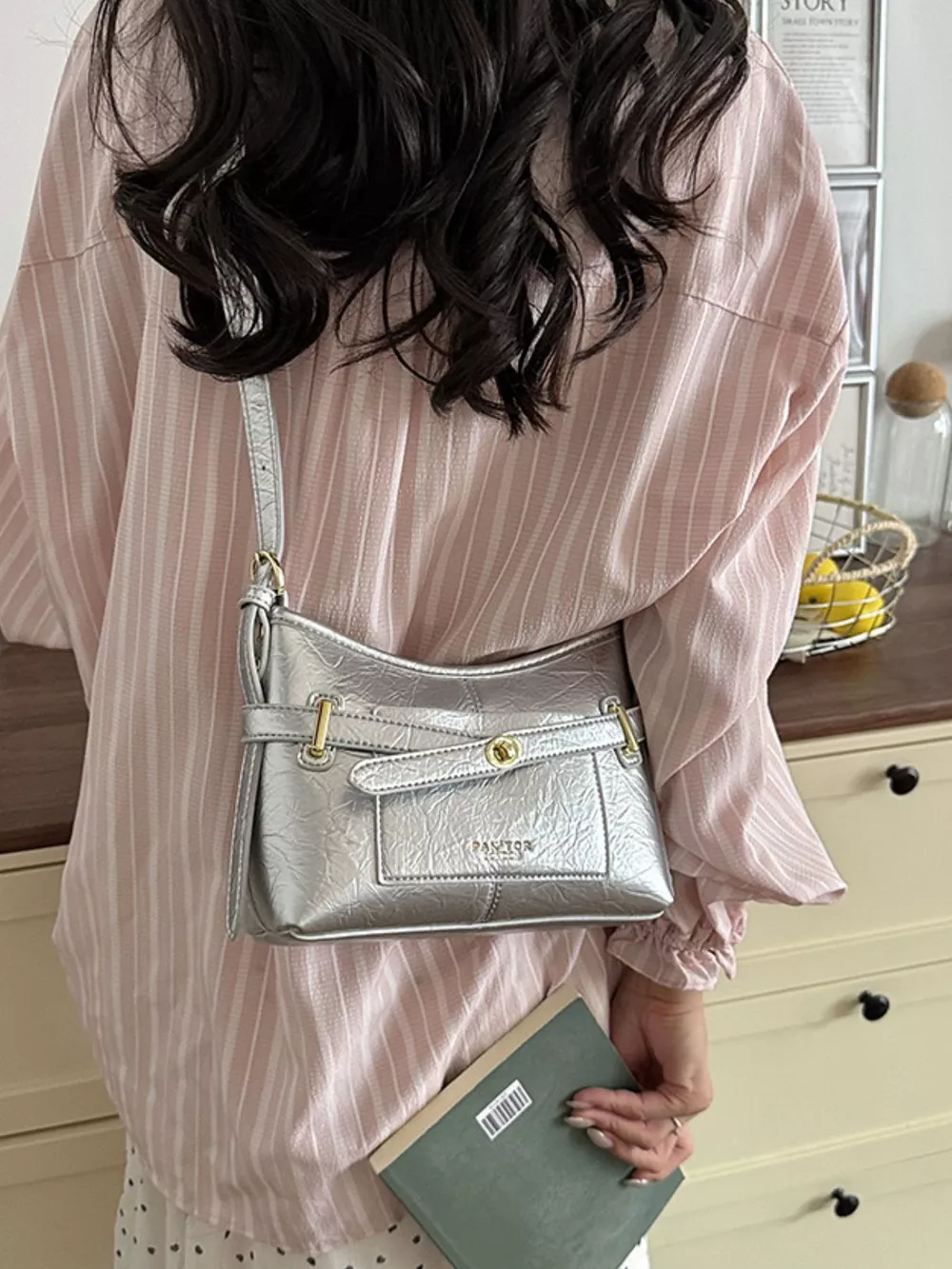 Adjustable Strap Crossbody Bag, image 9