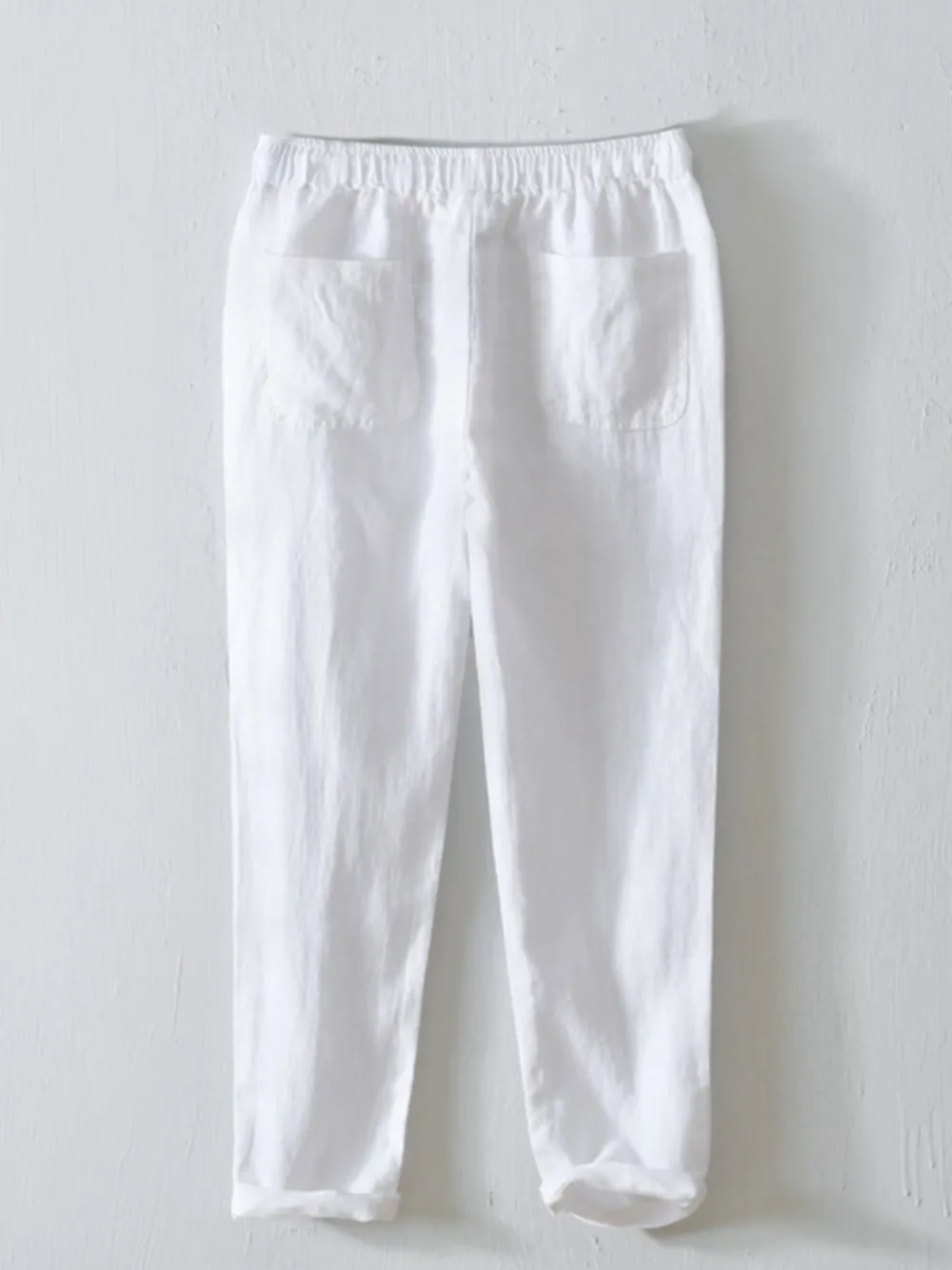 Men's Plus Size Drawstring Loose Fit Pants, image 9