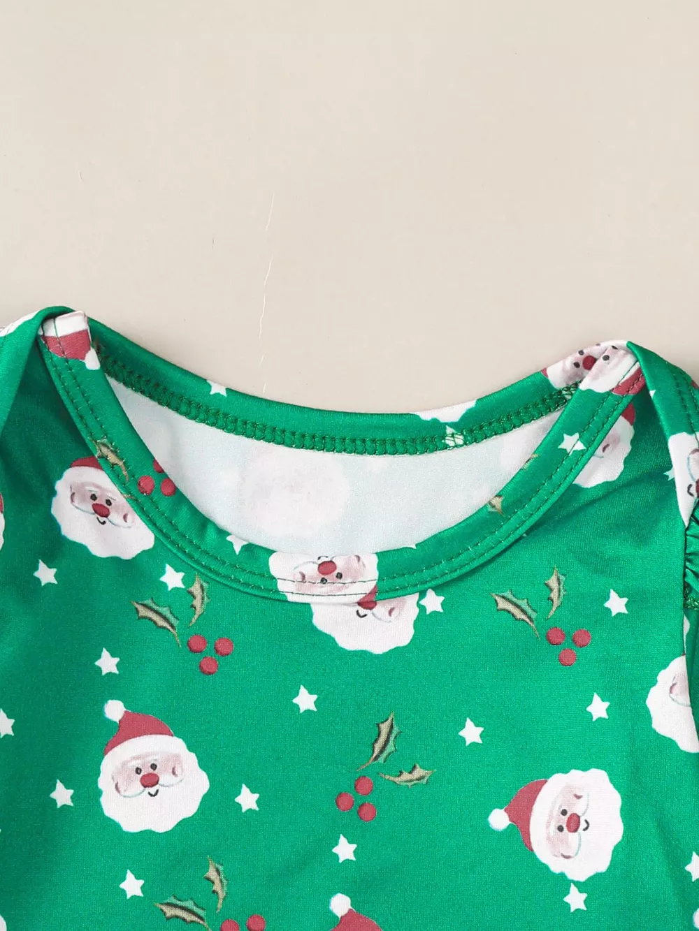 Children's Christmas Bodysuit and Overall Dress Set with Headband, image 13