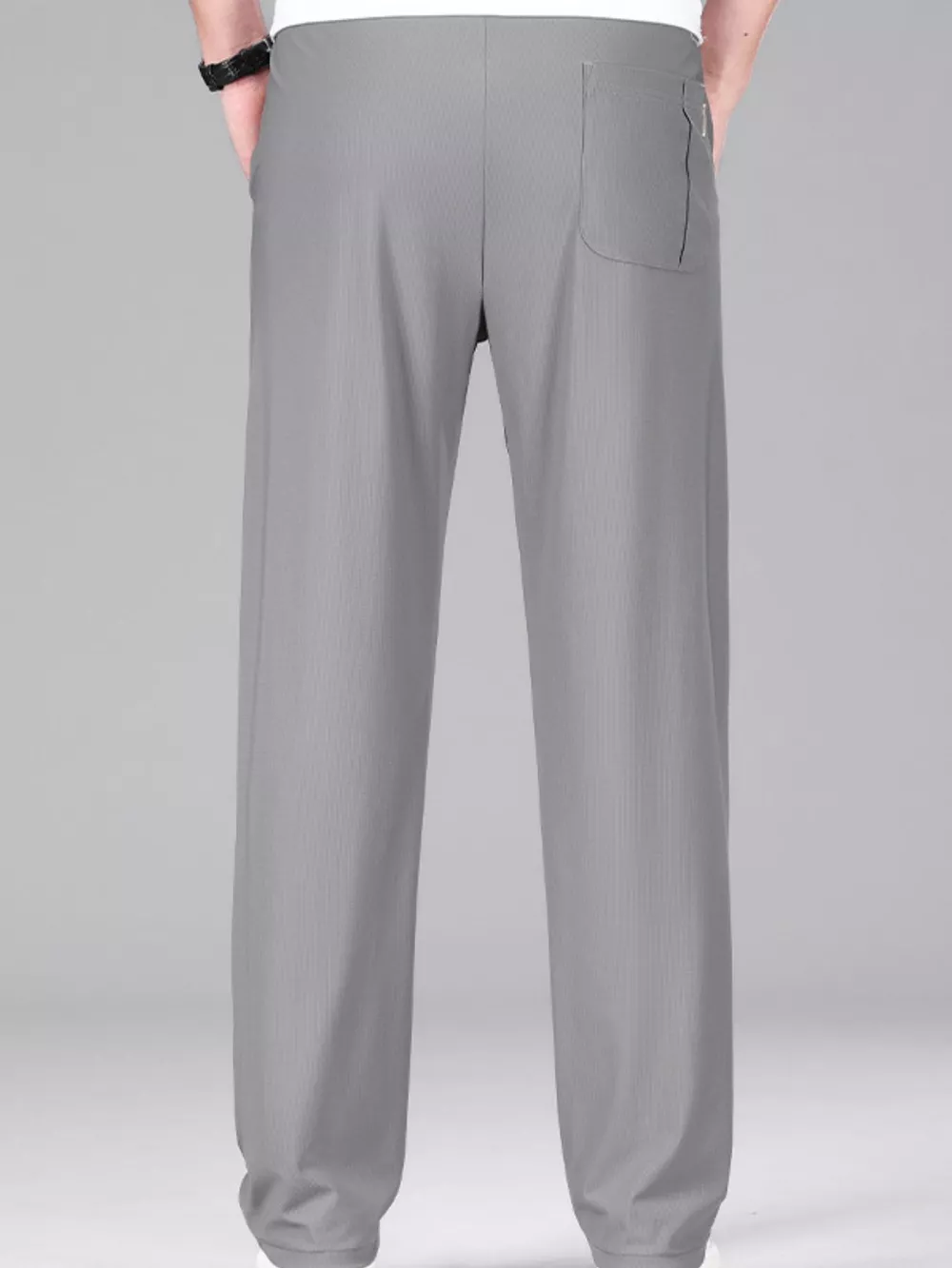 Men's Plus Size Casual Drawstring Pants, image 6