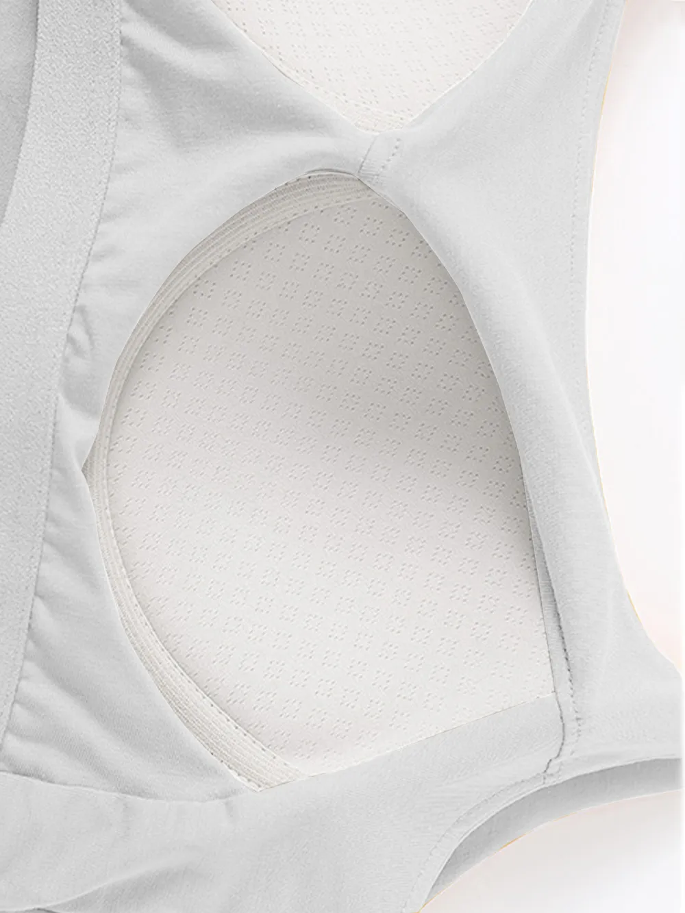 Scoop Neck Cropped Cami with Chest Pads, image 6