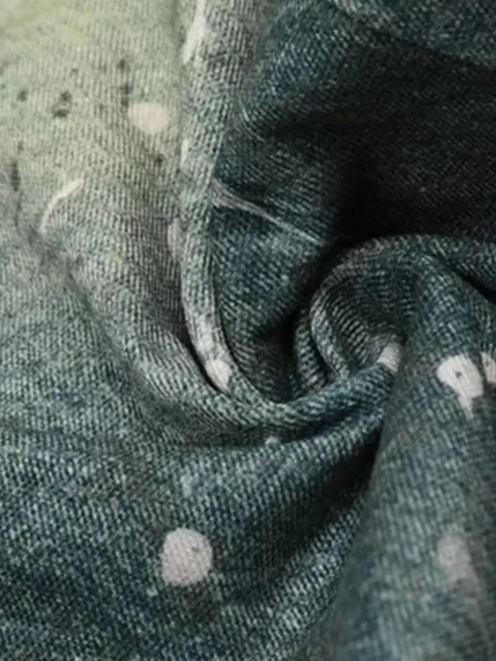 Men's Paint Splatter Wide Leg Jeans, image 7