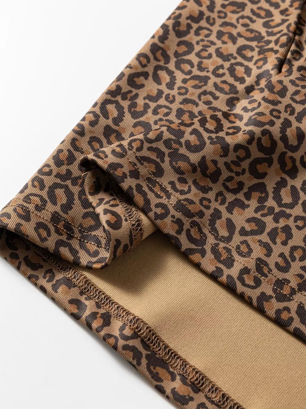 Leopard Print Relaxed Fit T-Shirt, image 4