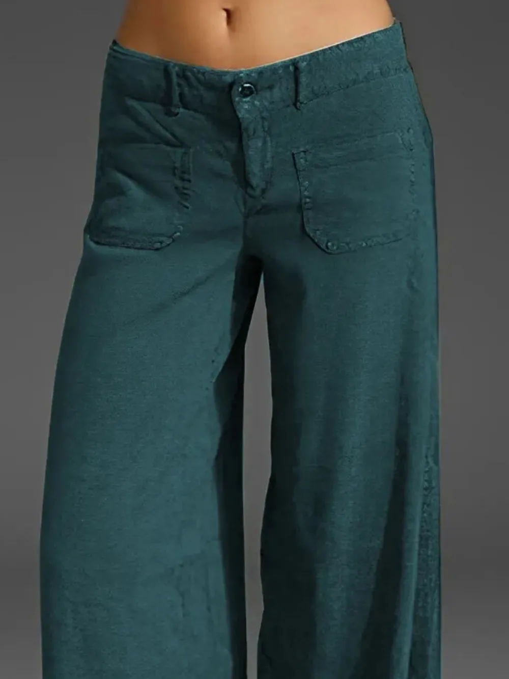 Full Size Wide Leg Pants with Pockets Plus Size, image 4
