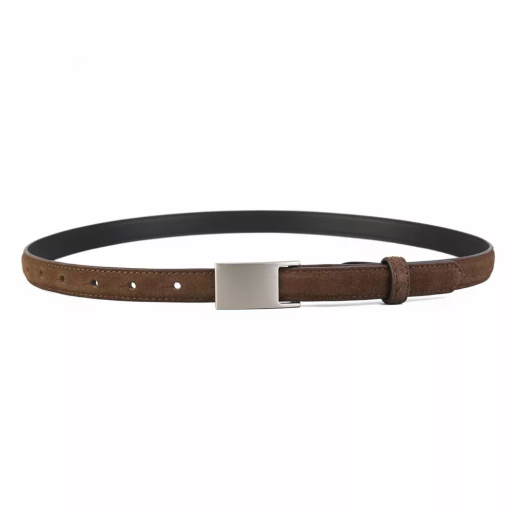 Silver Buckle Skinny Belt, image 4