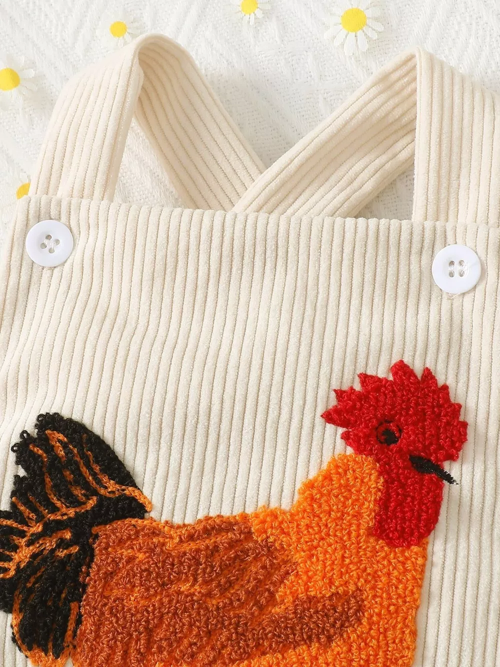 Children's Chicken Corduroy One-Piece, image 2