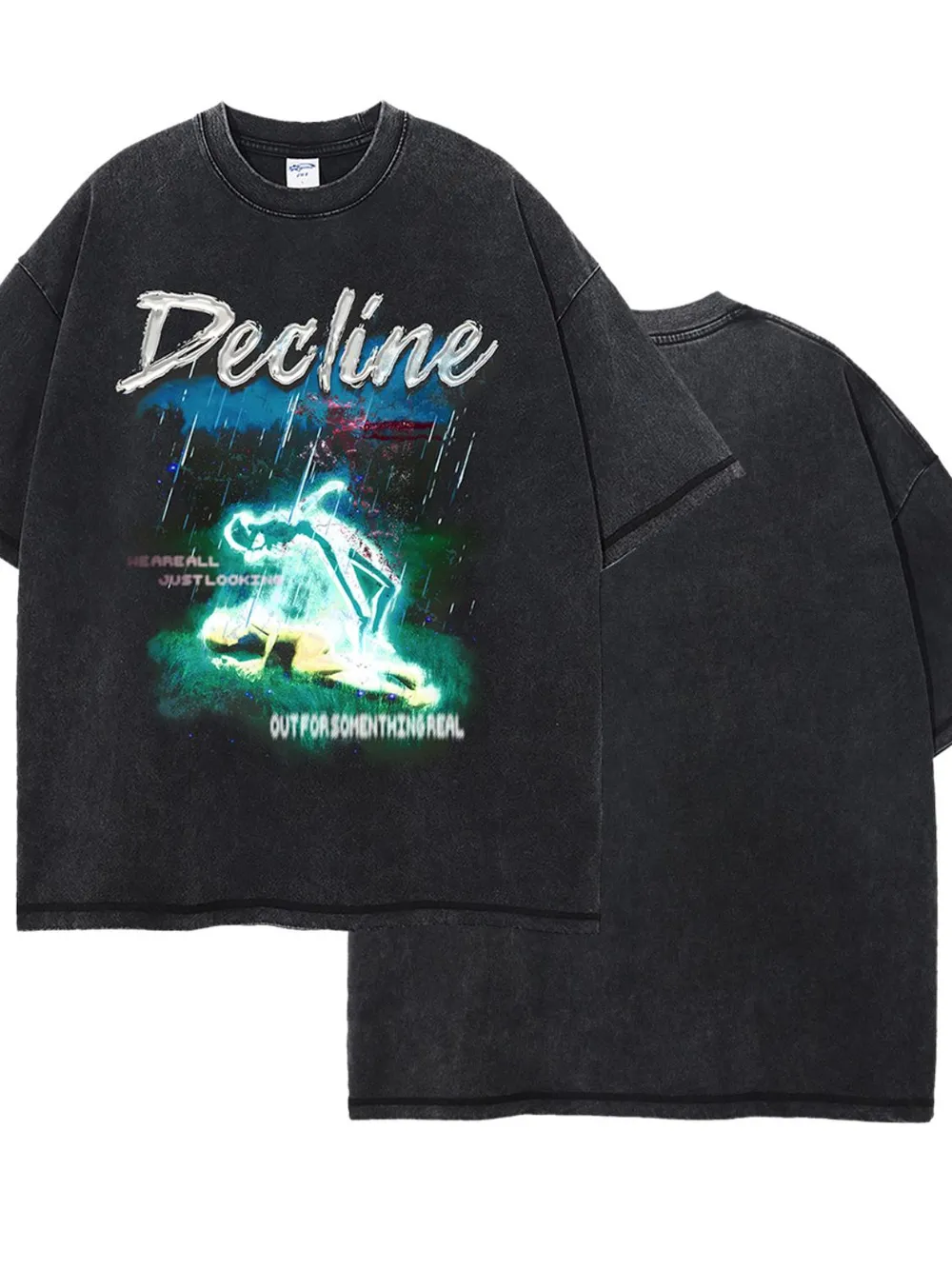 Men's Graphic Round Neck Half Sleeve T-Shirt, image 6