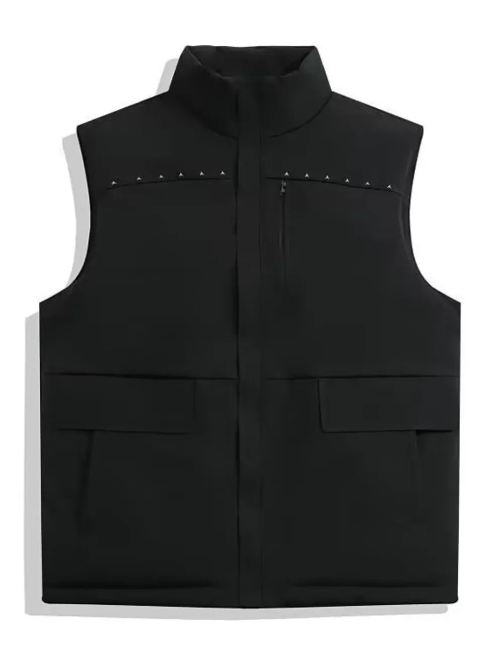 Men's Full Size Zip Up Vest Plus Size