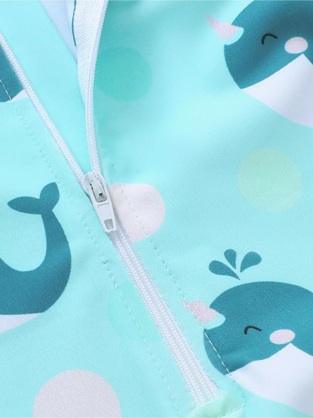 Children's Whale Print Long Sleeve Swimwear Set, image 4