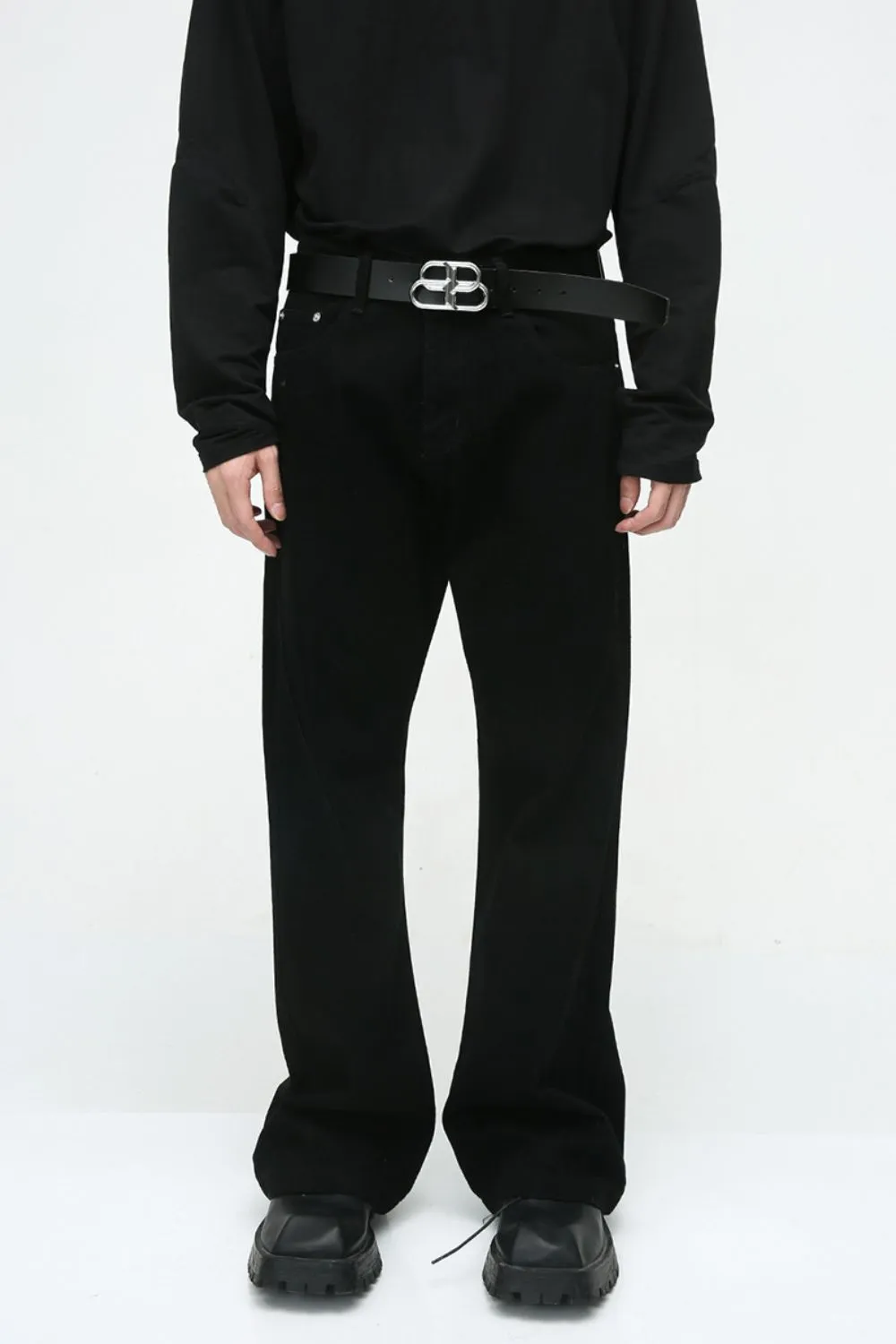 Men's Slim Bootcut Jeans, image 4
