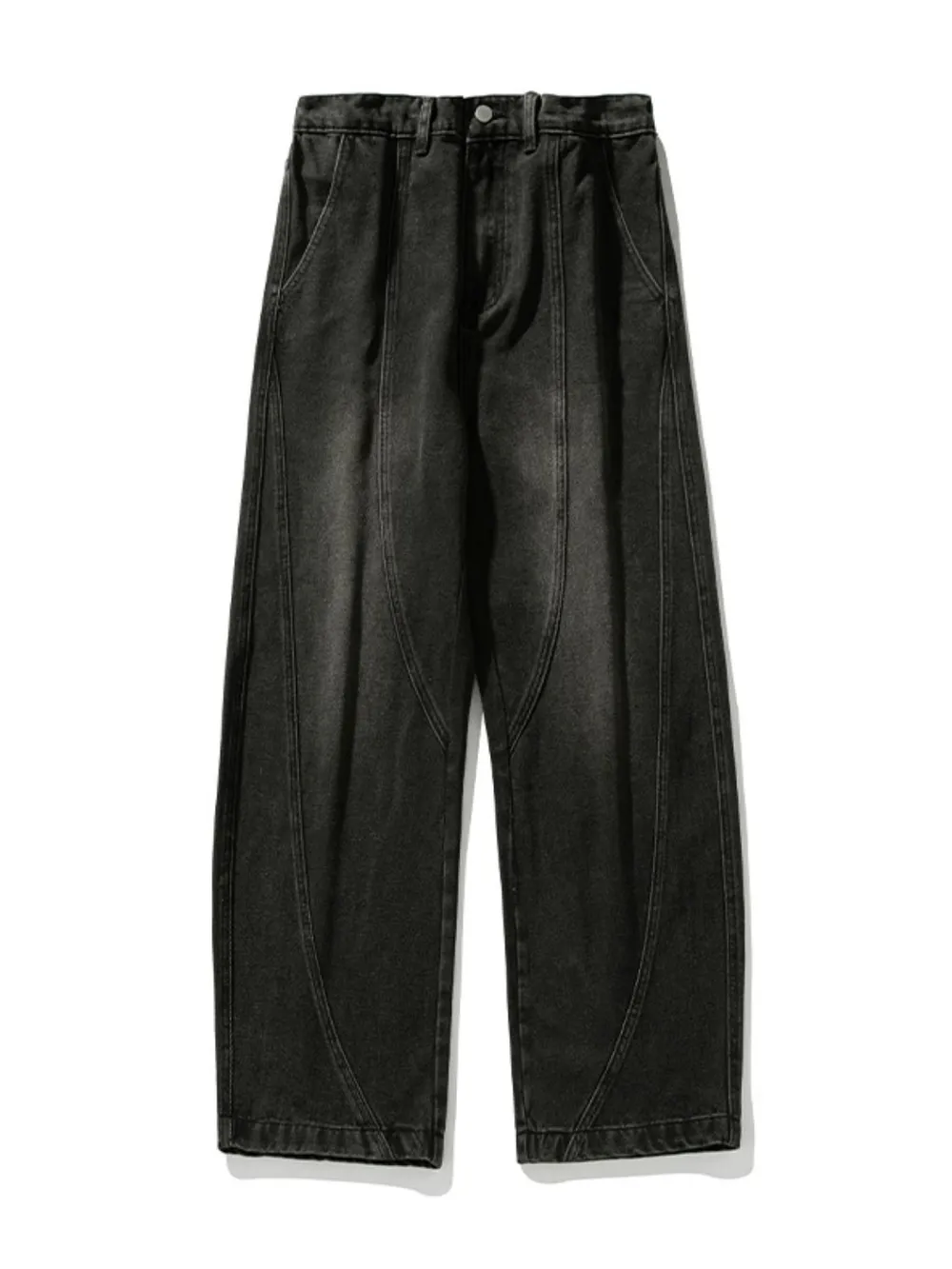 Men's Plus Size Wide Leg Jeans, image 7