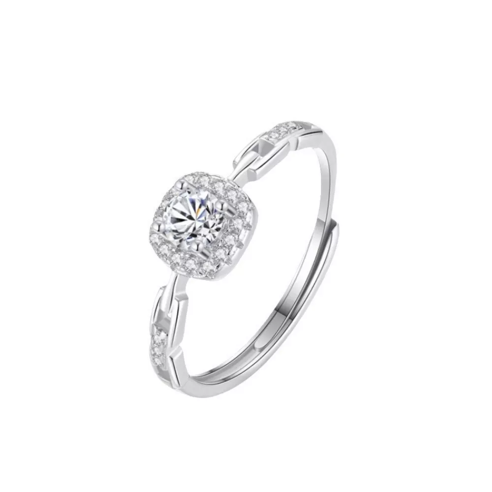 925 Sterling Silver Zircon Ring, image 5