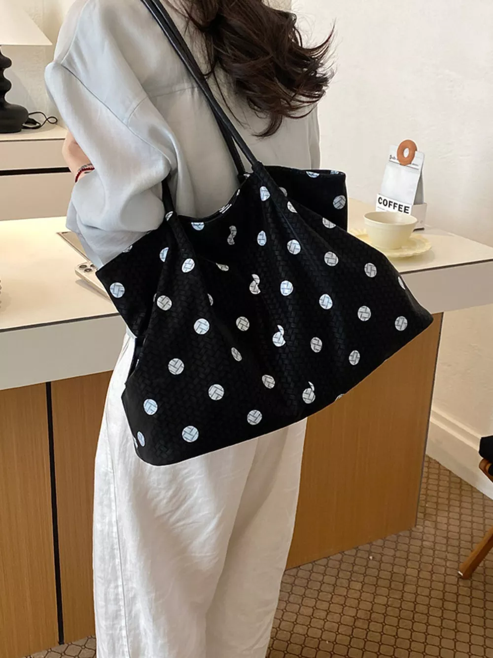 Polka Dot Shoulder Bag, image 5