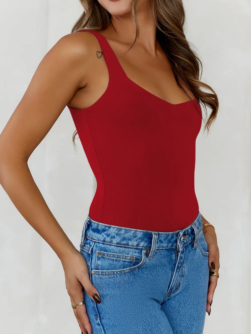 Solid Color Wide Strap Cami, image 6