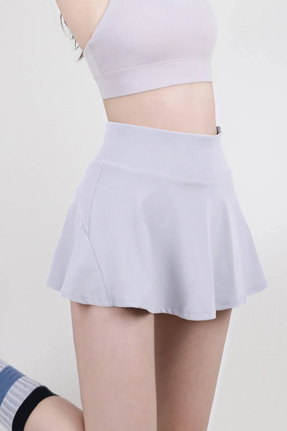 High Waist Pleated Active Skirt, image 3