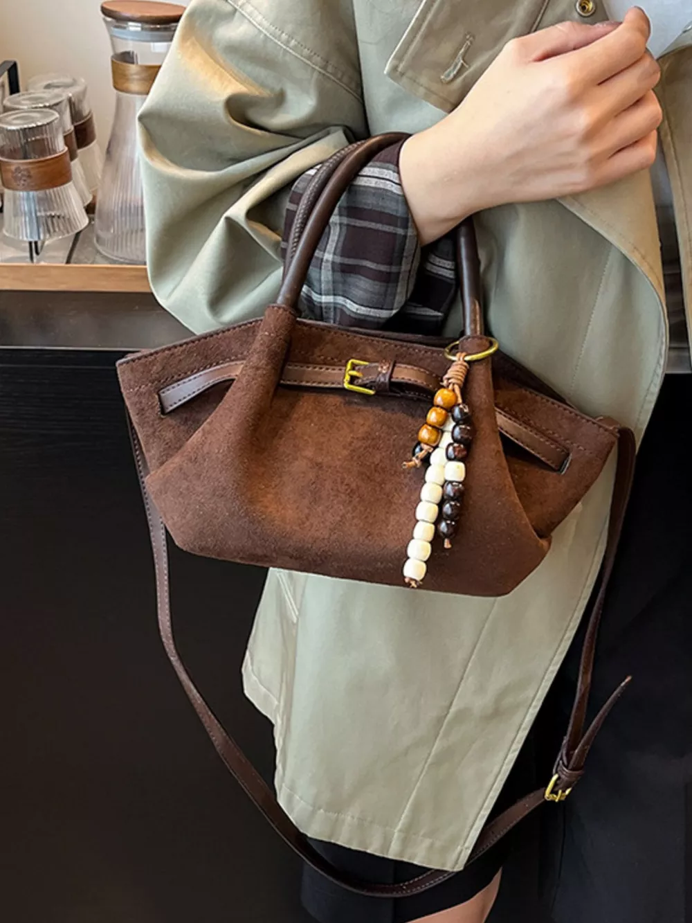Buckle Decor Tote Bag, image 7