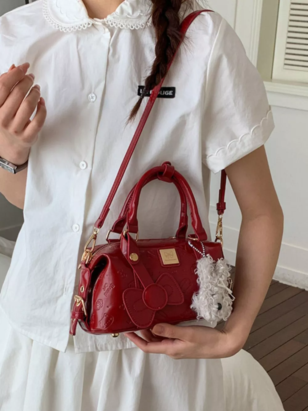 Bow Decor Crossbody Bag, image 7