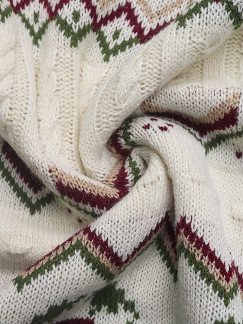 Cable Knit Turtleneck Sweater, image 3