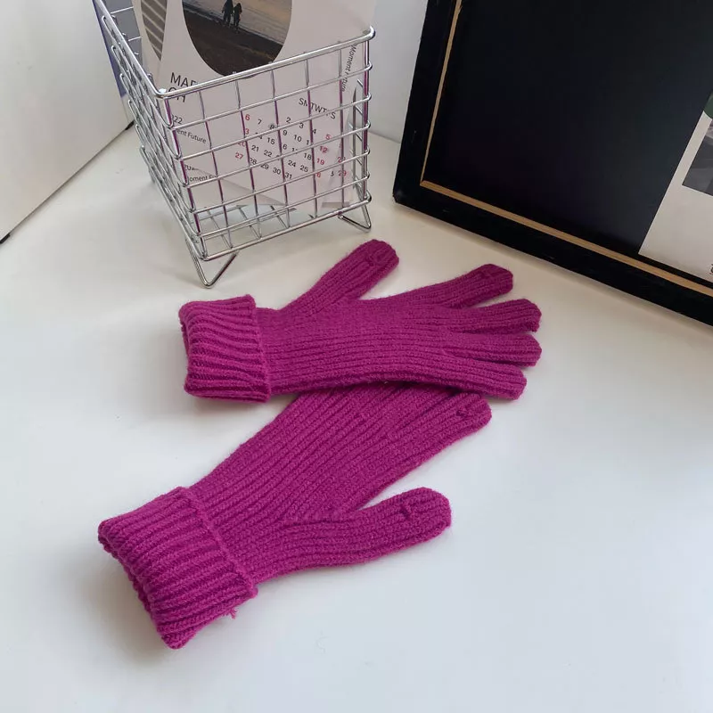 Warm Knitted Winter Gloves, image 9