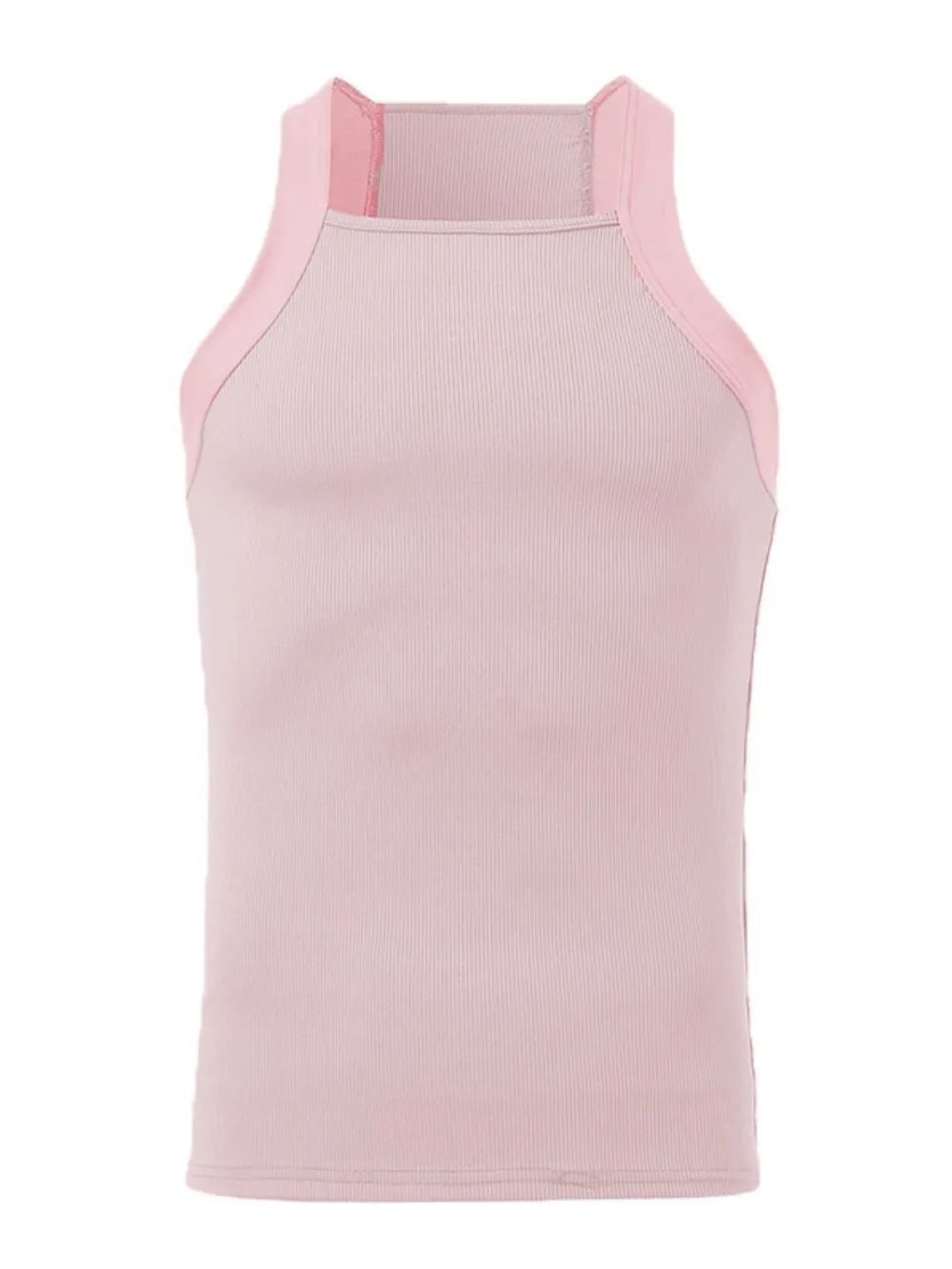 Men's Full Size Square Neck Wide Strap Tank Plus Size, image 10