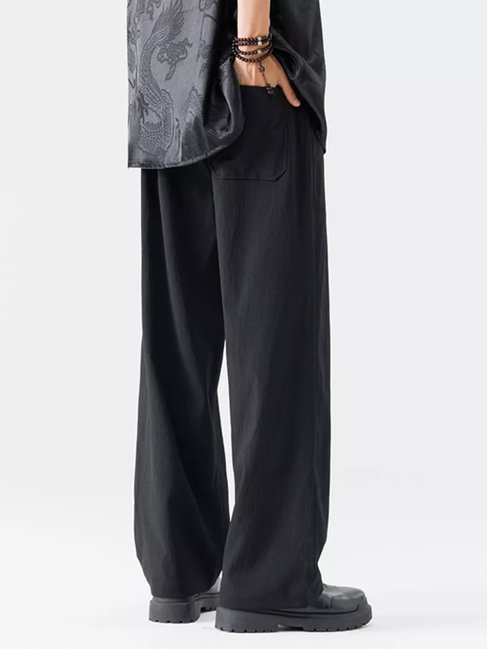 Men's Full Size Wide Leg Pants Plus Size, image 8