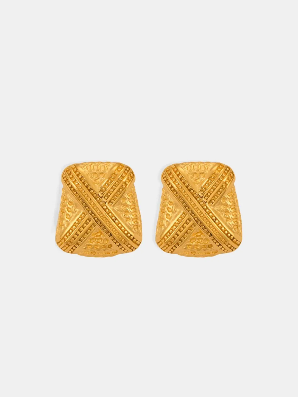 Titanium Steel Geometric Shape Earrings