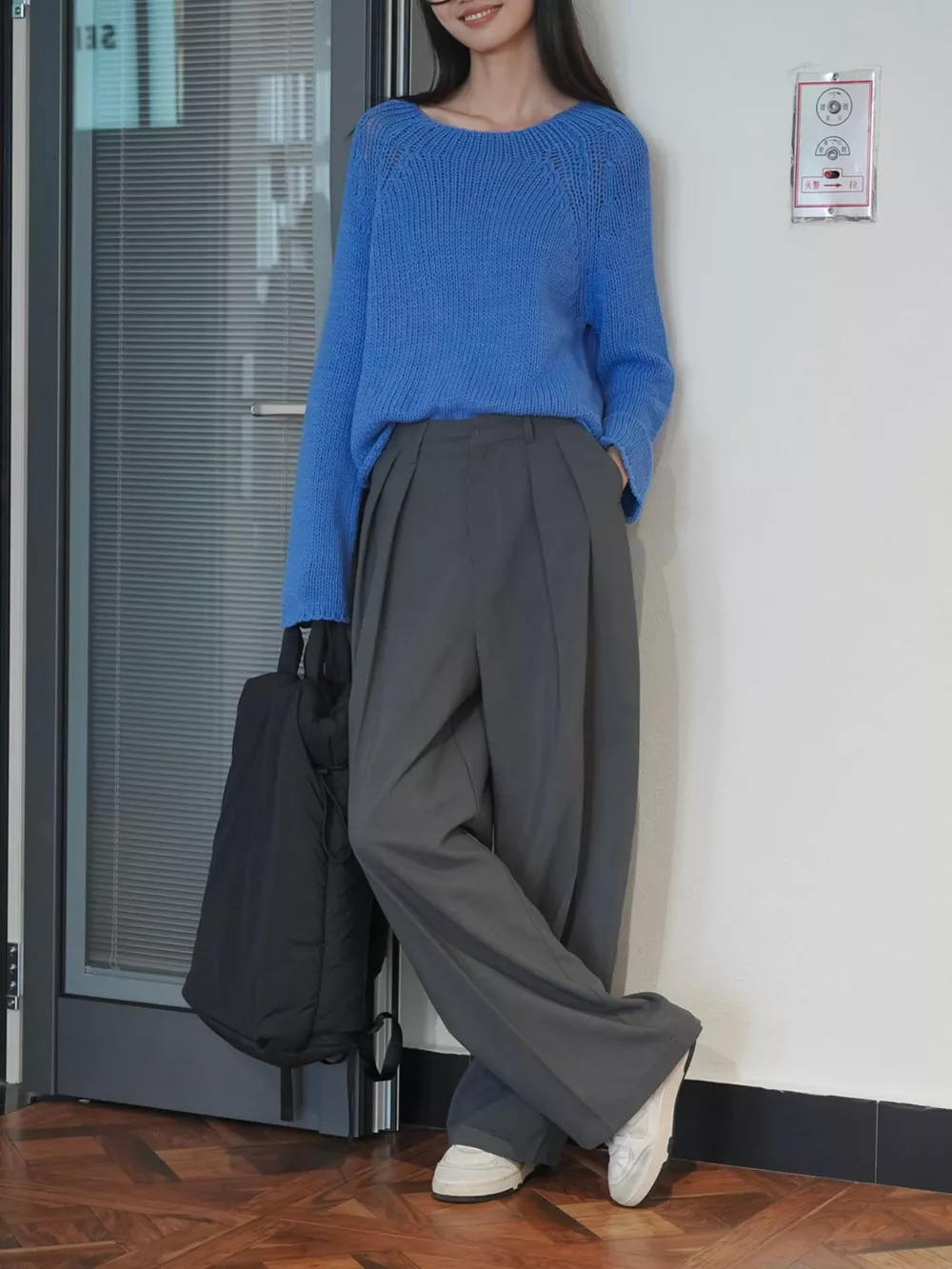 High-Waisted Pleated Wide-Leg Pants, image 13