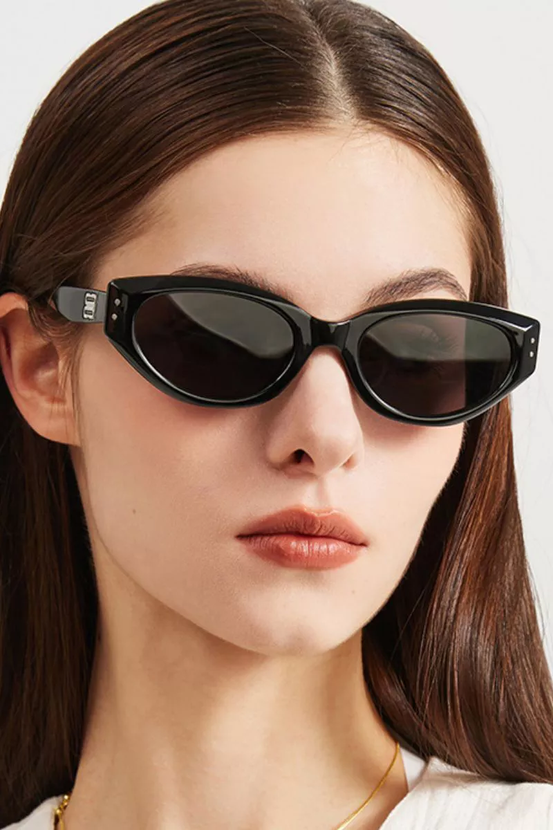 Retro Oval Frame Sunglasses, image 4