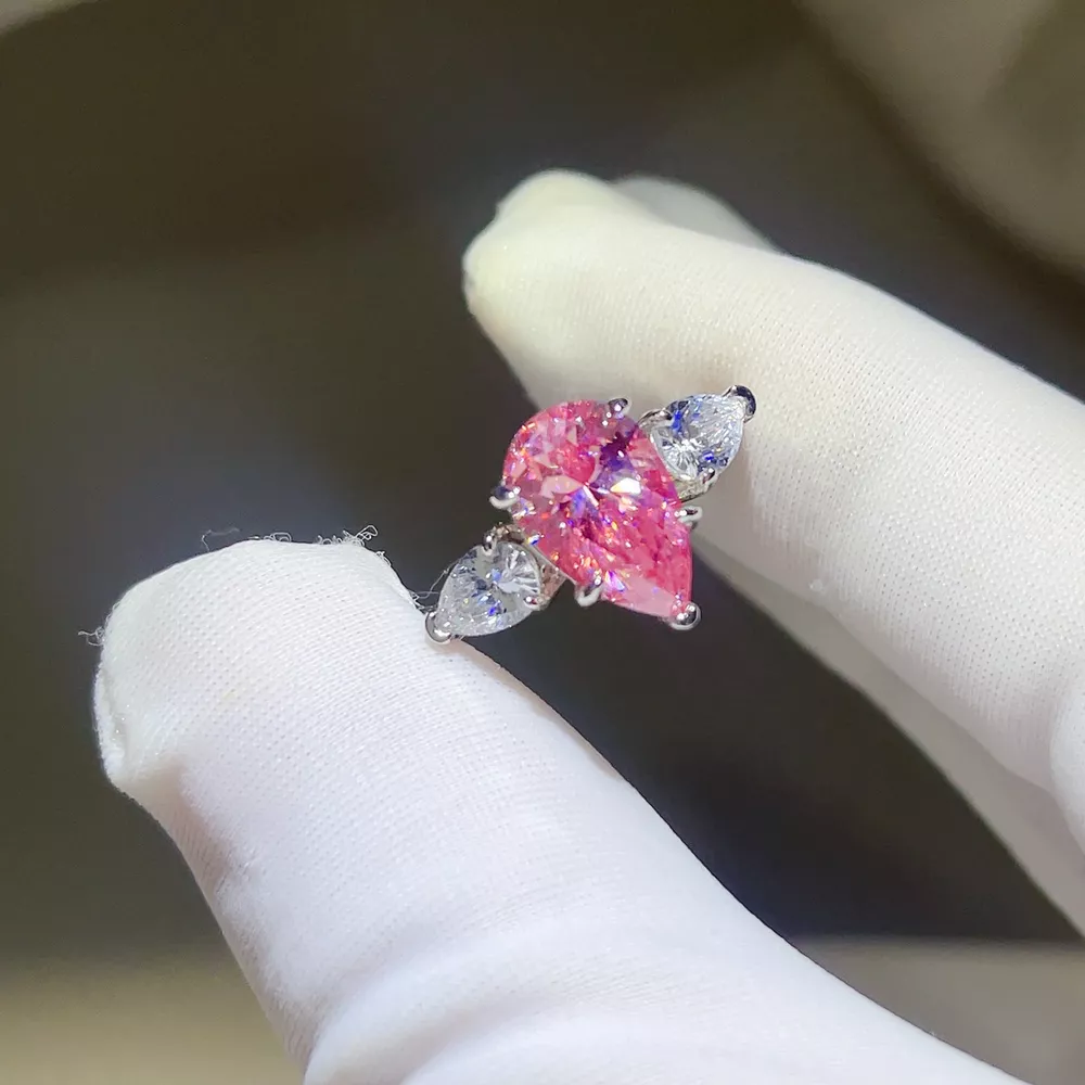 5 Carat Moissanite 925 Sterling Silver Ring, image 2