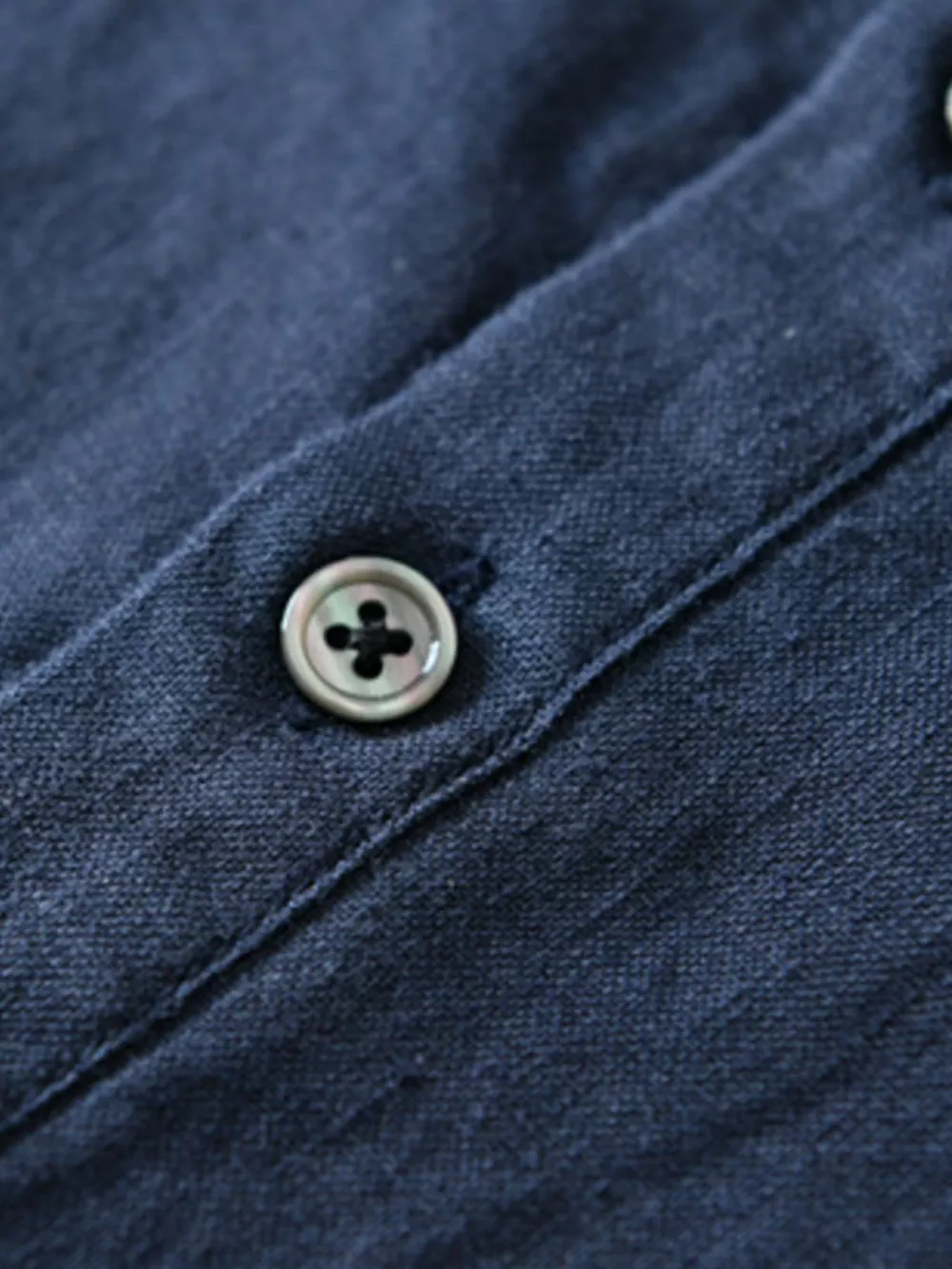 Men's Plus Size Casual Button Detail Shirt with Pocket, image 4