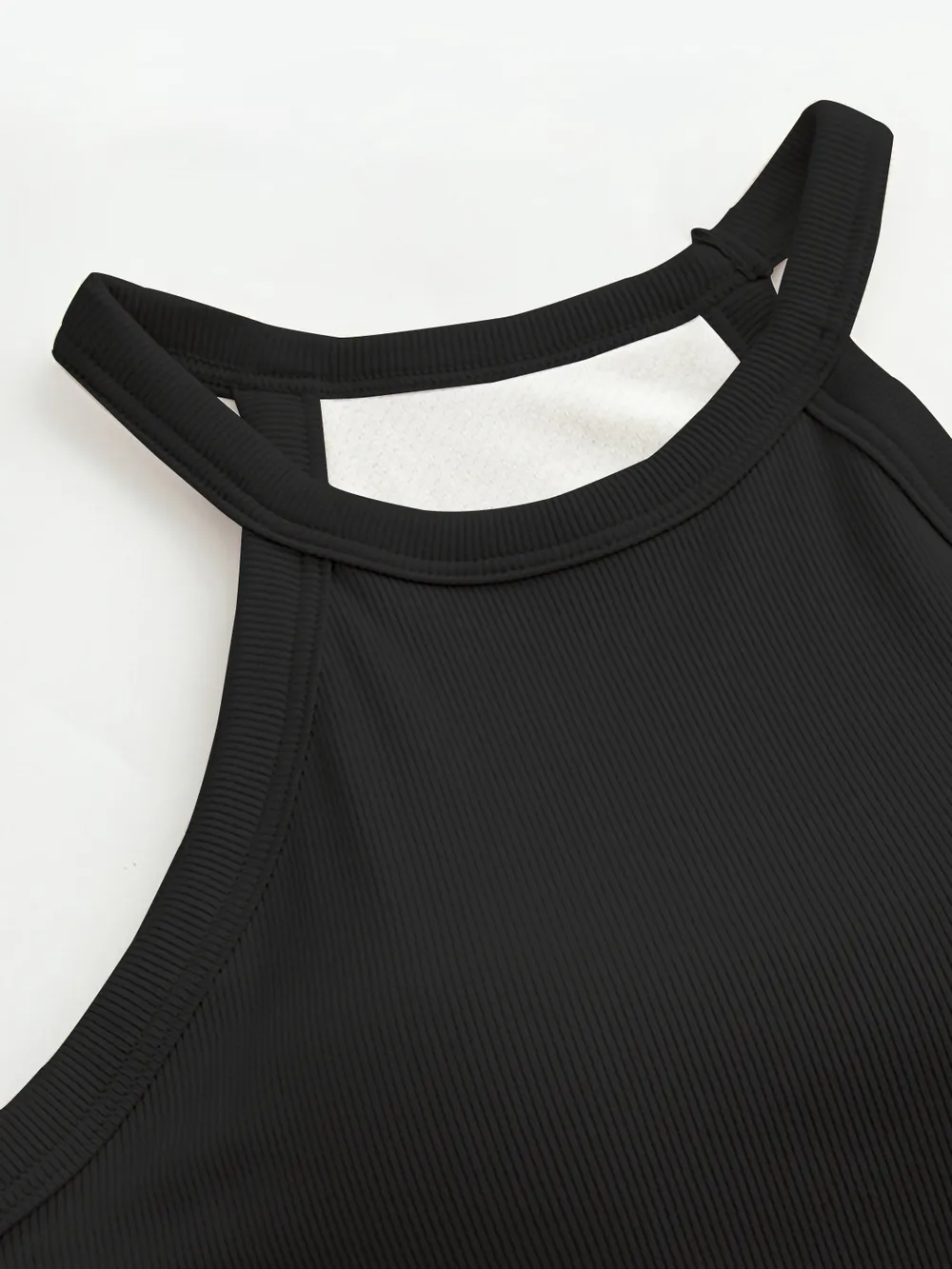 Grecian Neck Tank With Chest Pads, image 4