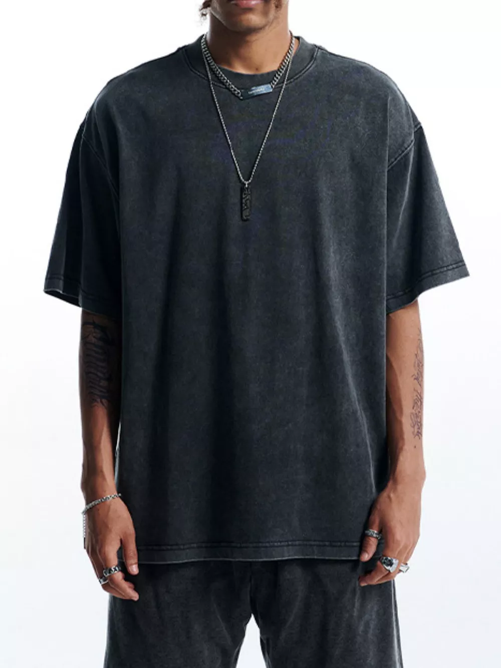 Men's Round Neck Short Sleeve T-Shirt, image 9