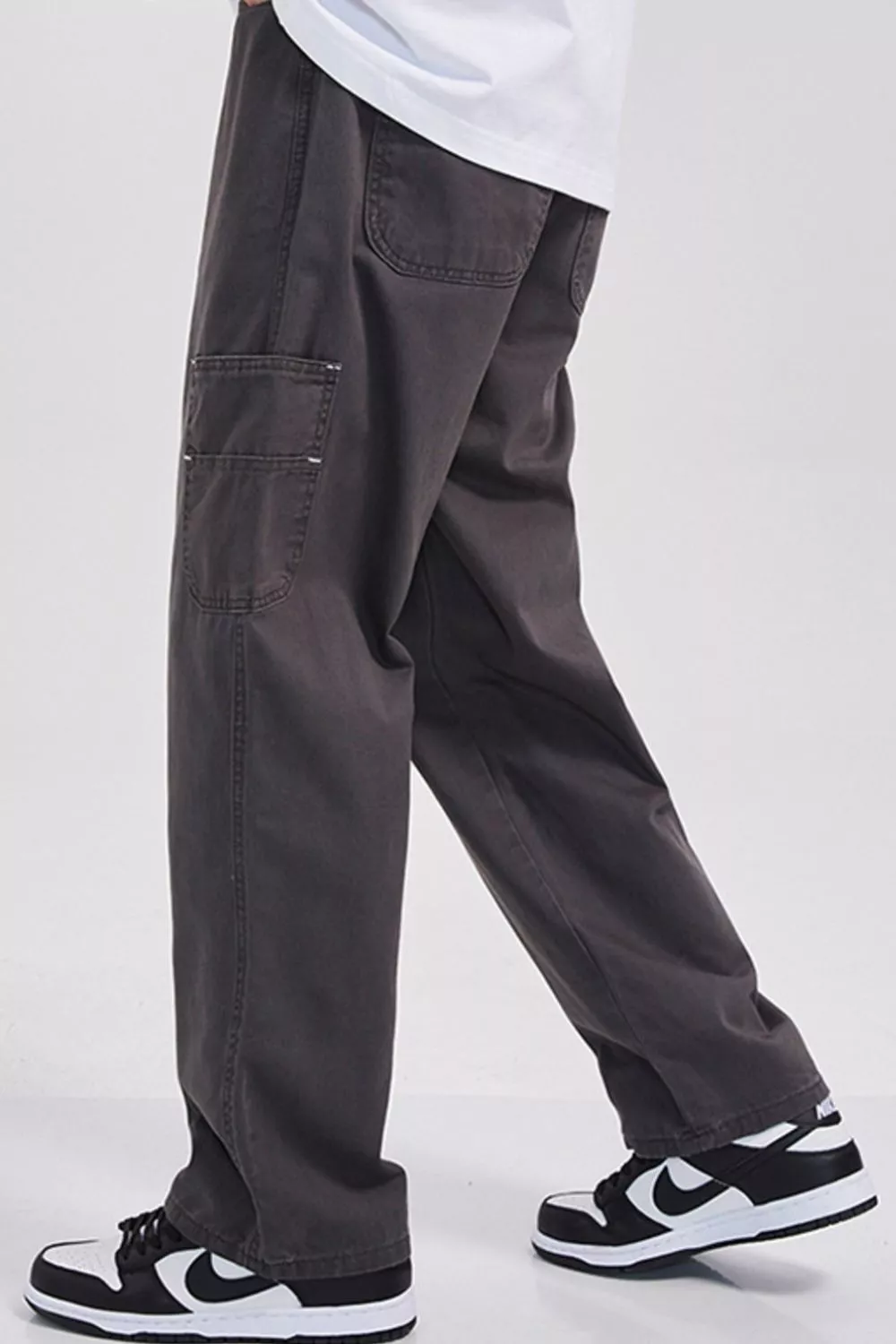 Men's Full Size Loose Fit Cargo Pants Plus Size, image 4