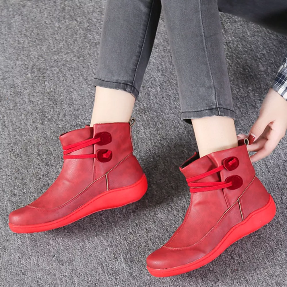 Button Detail Ankle Boots, image 13