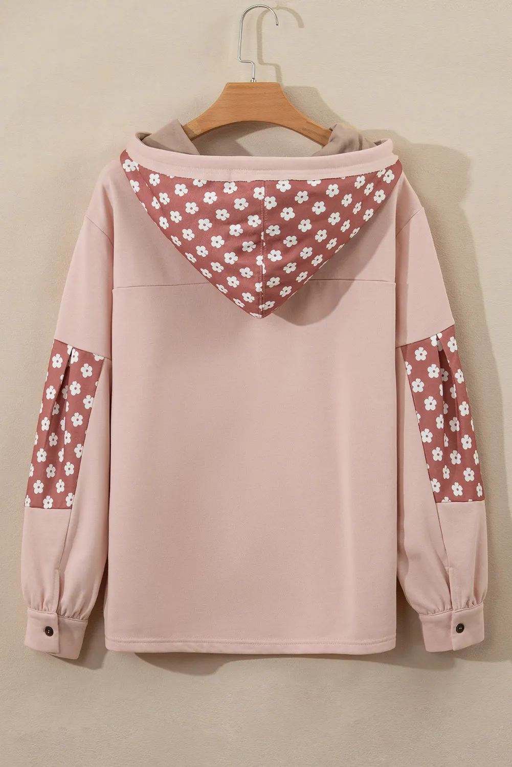 Drawstring Star Long Sleeve Hoodie, image 2