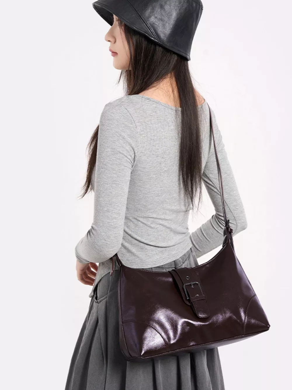 PU Leather Shoulder Bag, image 3