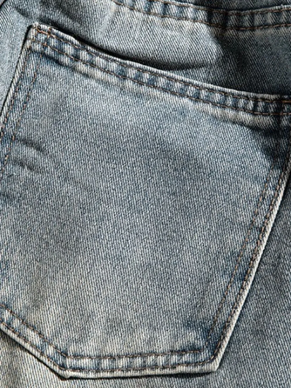 Men's Plus Size Washed Wide Leg Jeans, image 7