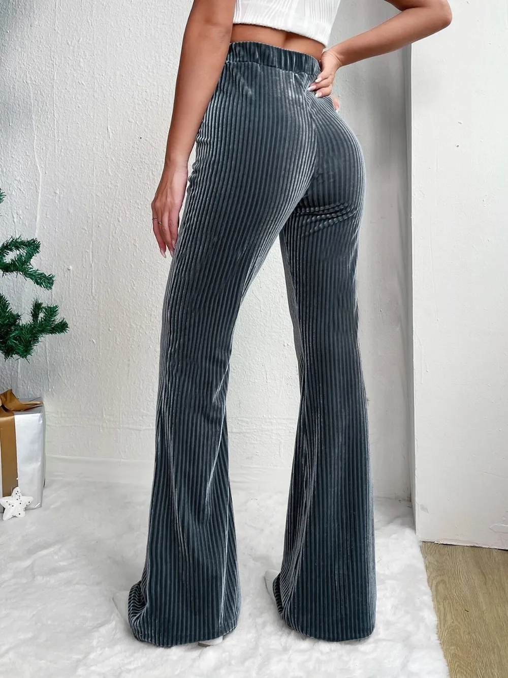 High Waist Flare Pants, image 7