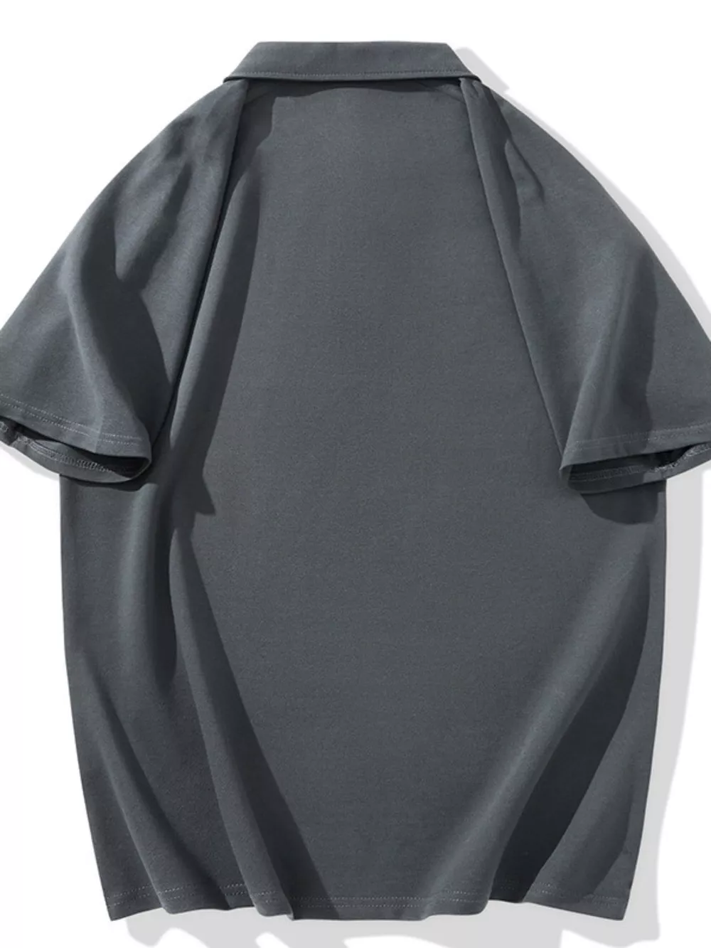 Men's Plus Size Collared Neck Short Sleeve Polo, image 4