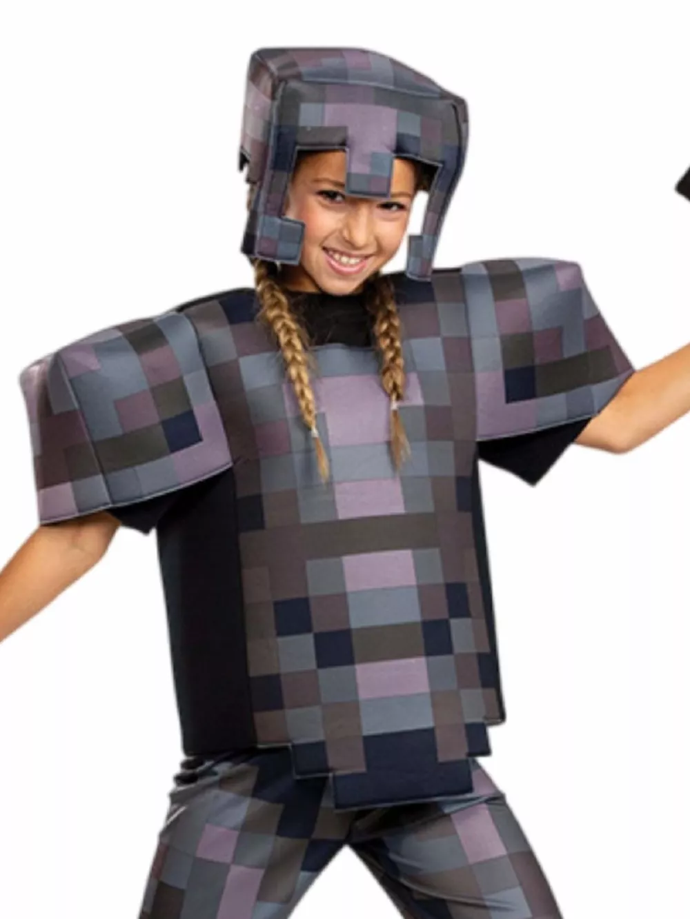 Children's Minecraft Pixelated Print Costume Set, image 11