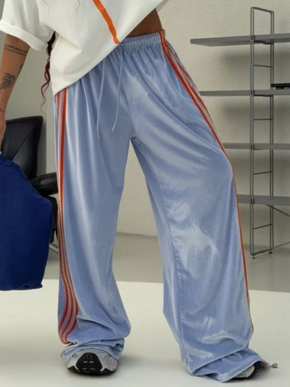 Velvet Wide-Leg Pants, image 20