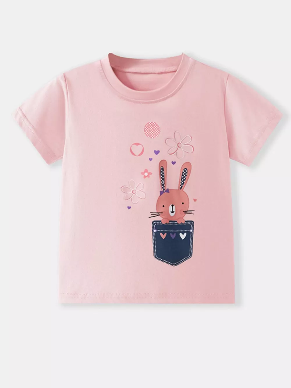 Children's Bunny Graphic Short Sleeve Tee, image 2