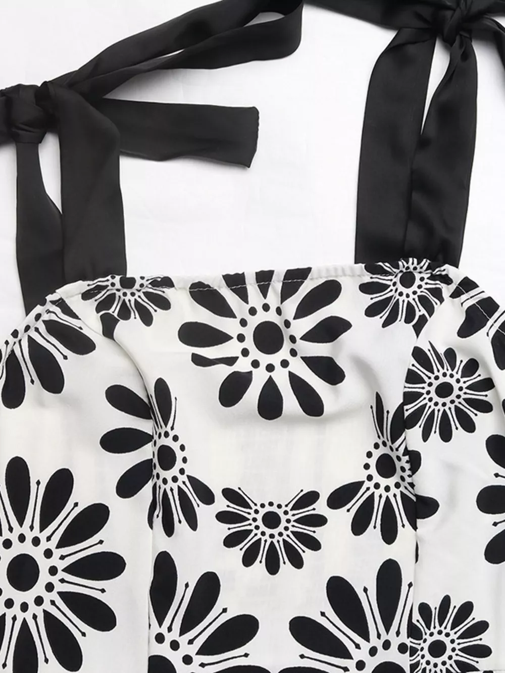Floral Print Tie Strap Casual Maxi Dress, image 3