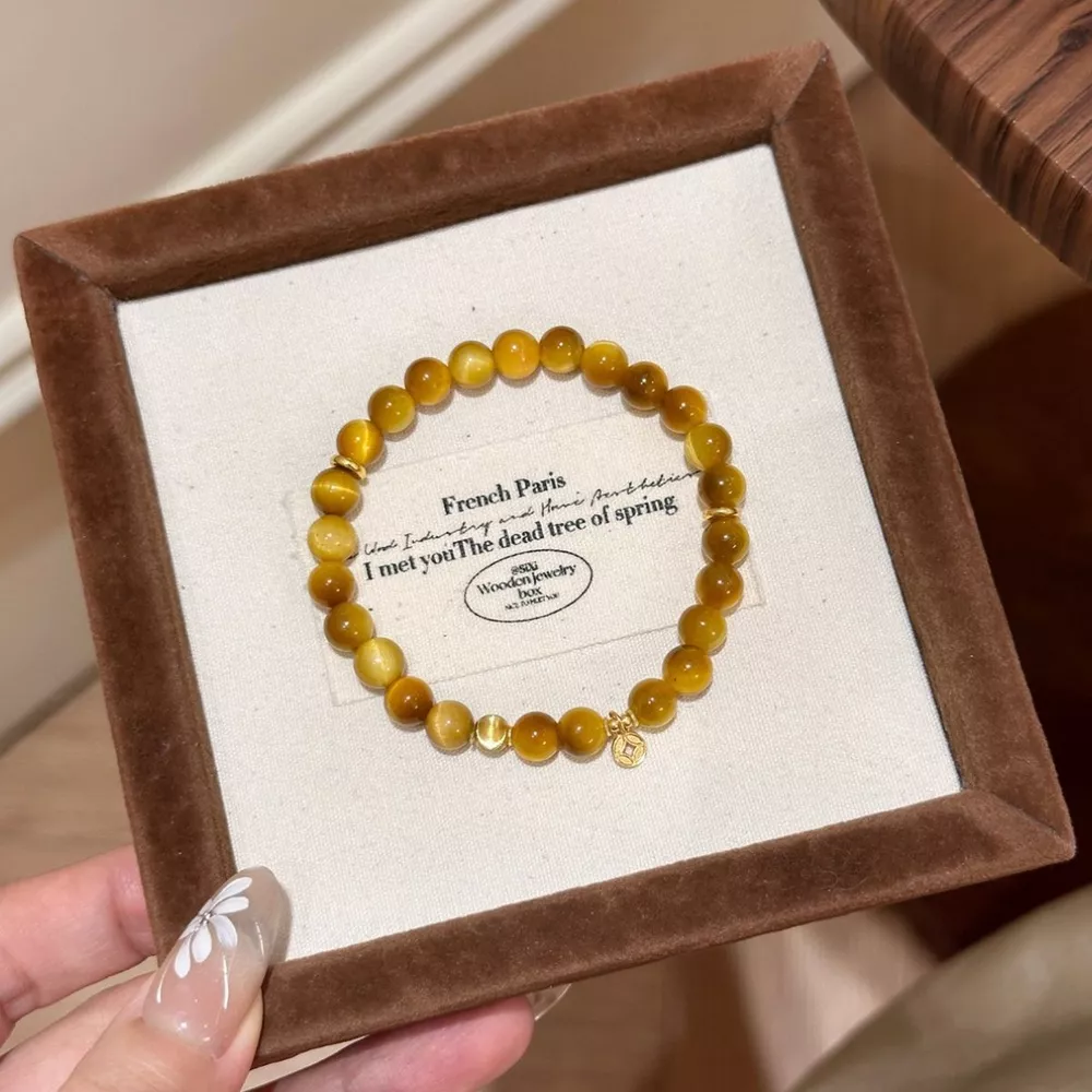 Tiger Eye Beaded Bracelet, image 2