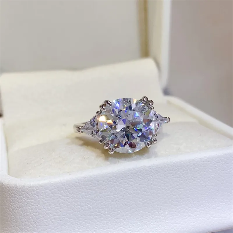 5 Carat Moissanite 925 Sterling Silver Ring, image 5