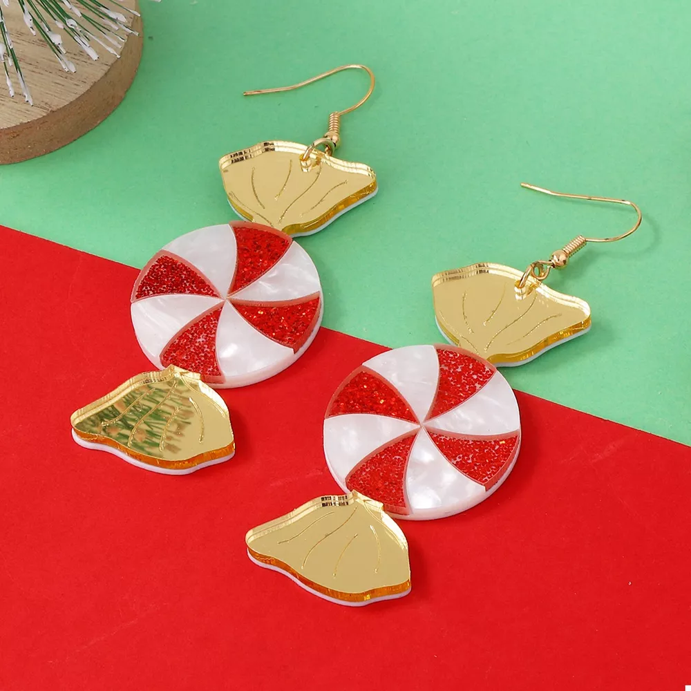 Christmas Candy Drop Earrings, image 2