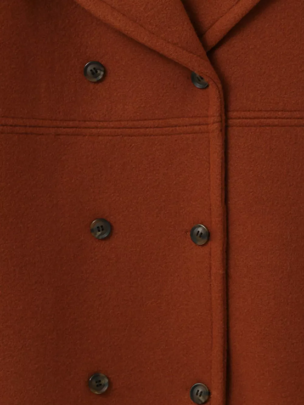 Double-Breasted Long Sleeve Coat, image 8