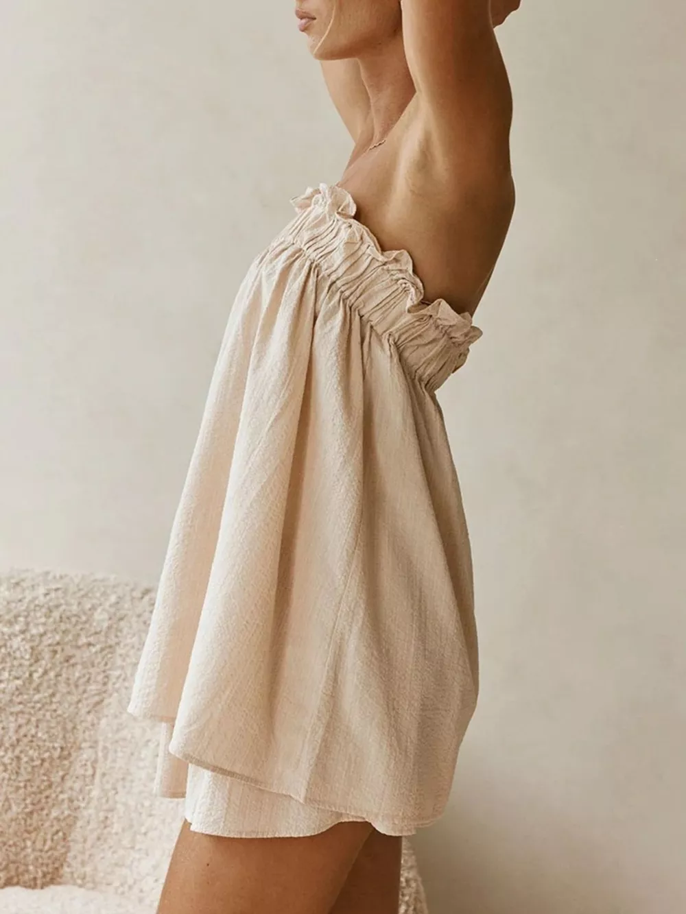 Full Size Strapless Top and High-Waisted Skirt Set Plus Size, image 14