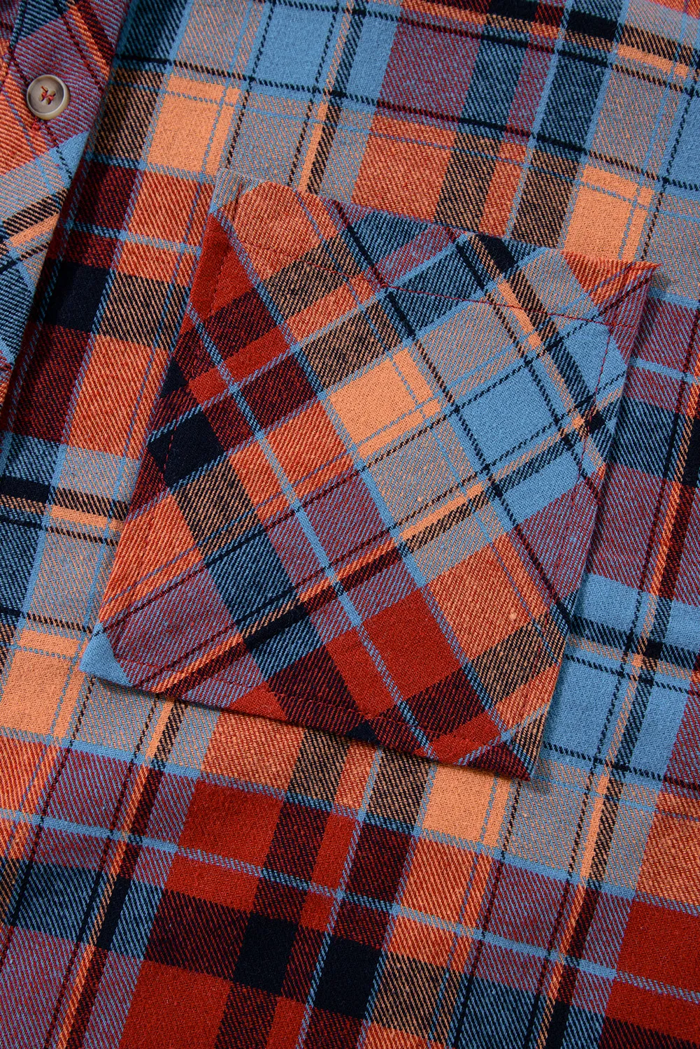 Plaid Collared Neck Long Sleeve Shirt, image 2