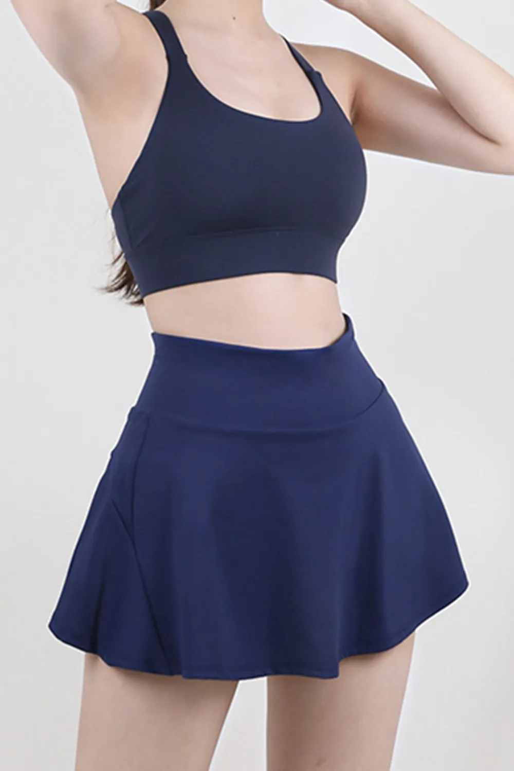 High Waist Pleated Active Skirt, image 4